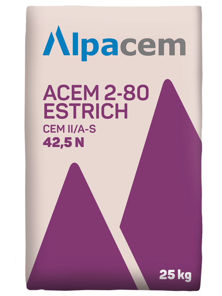 ACEM 2-80 ESTRICH, CEM II/A-S 42,5 N