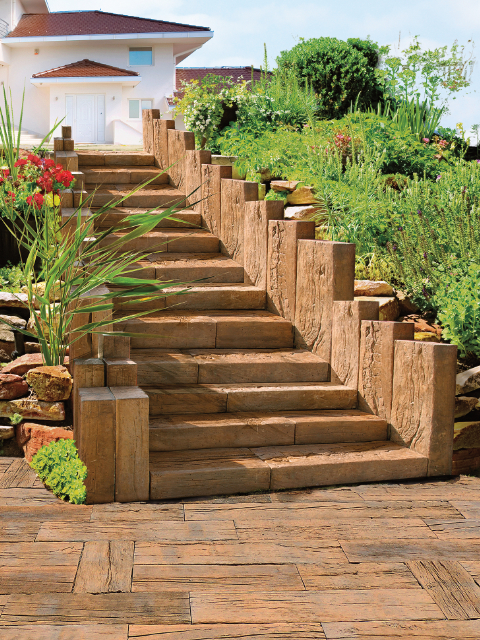 casafino Blockstufe WOOD