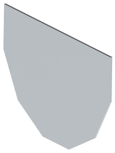 casafino Aqua BASIC Abschlussplatte