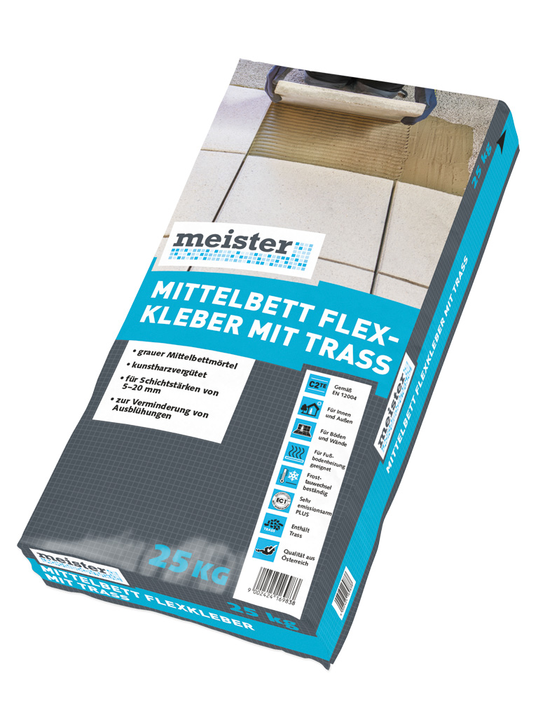 MEISTER Mittelbett Flexkleber mit Trass