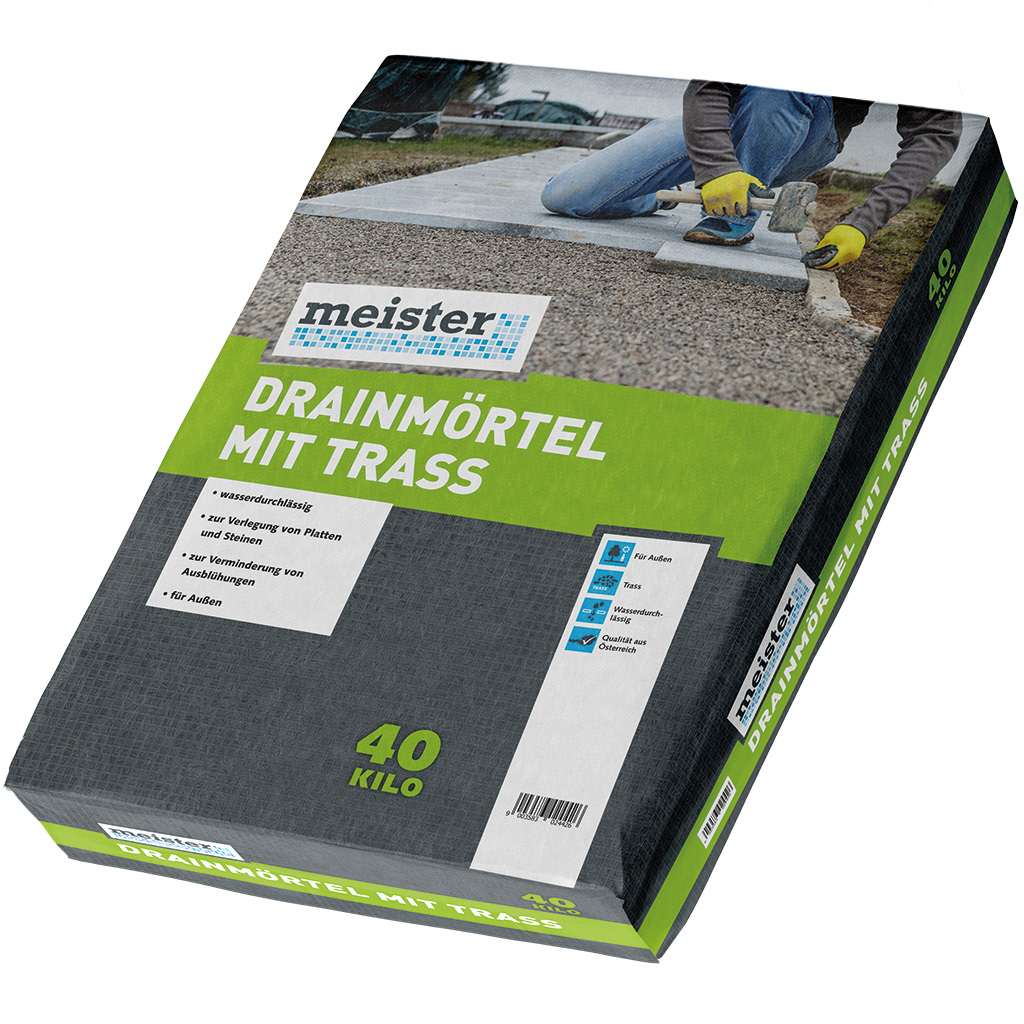 MEISTER Drainmörtel mit Trass