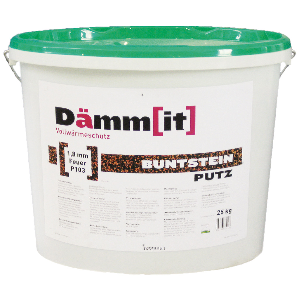 Dämm[it] Buntsteinputz 1,8 mm