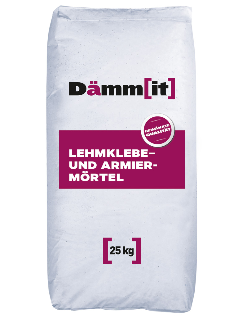 Dämm[it] Lehmklebe- und Armiermörtel