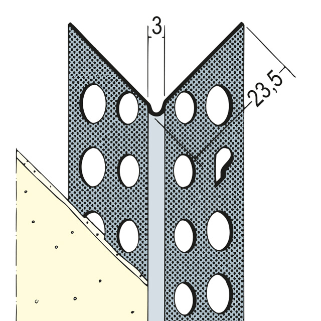 Eckschutzschiene Alu