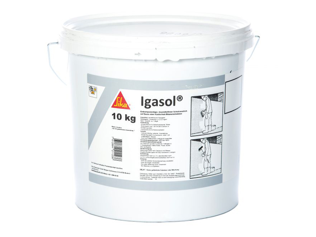Sika Igasol 10kg Bitumen Vor-Schutzanstrich