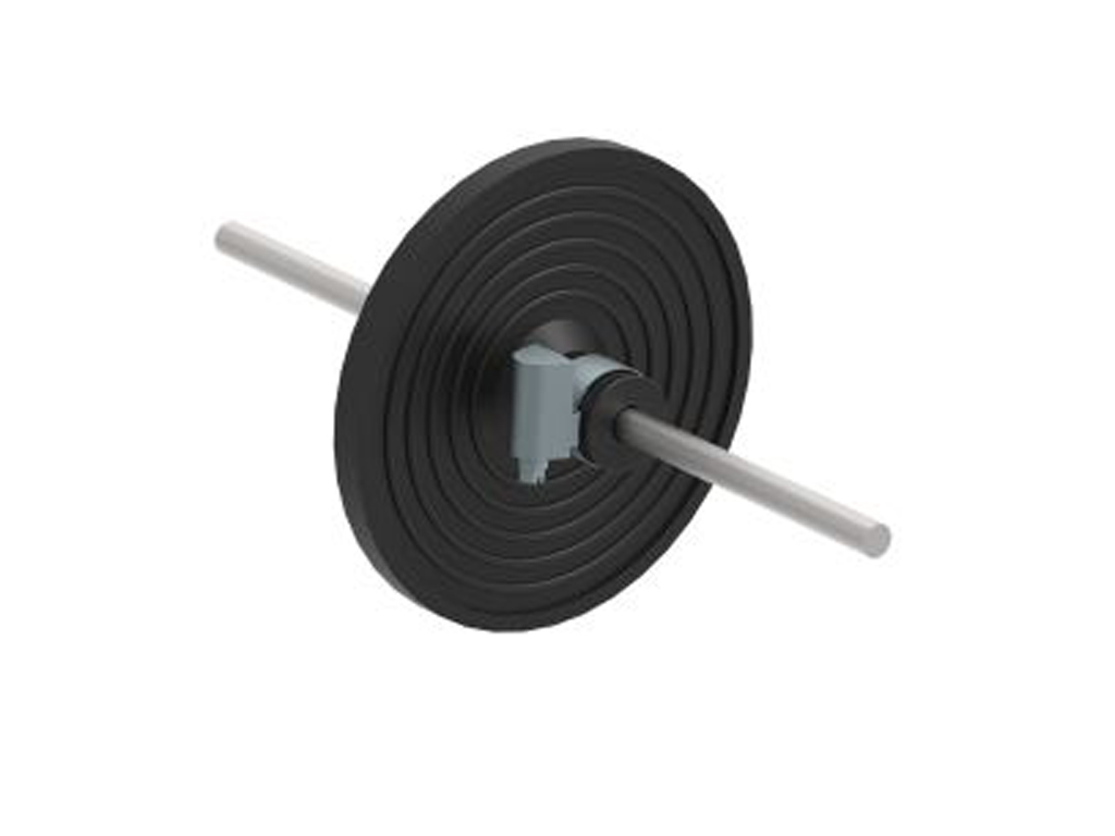 GEO-RDM 12 Rohrdurchführungsmanschette mit Spannbändern f. Runddraht 12mm