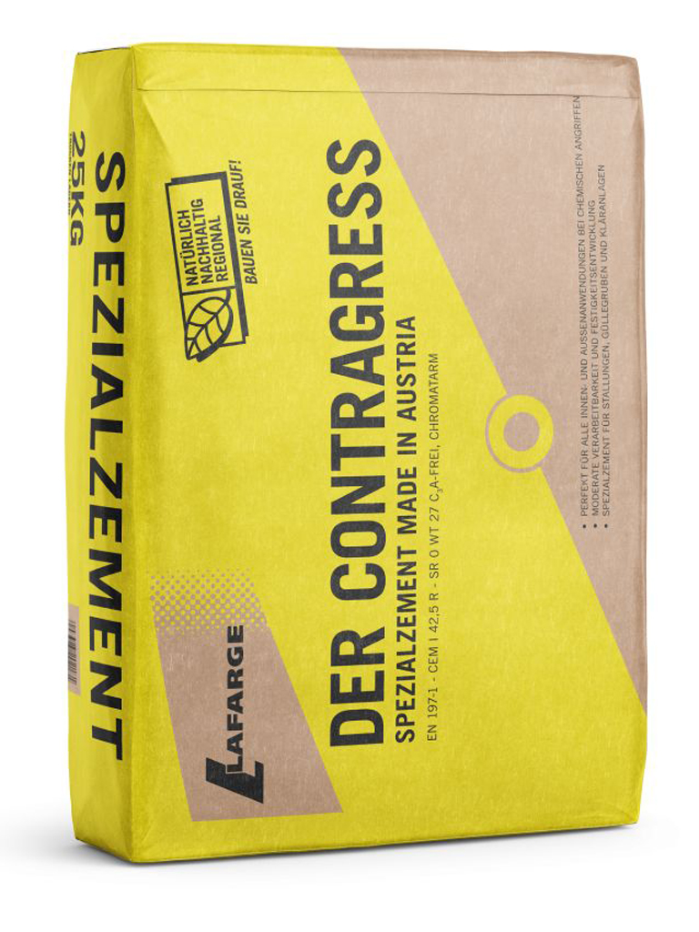 Der Contragress CEM I 52,5 N - SR 0 WT 38 C3A-frei
