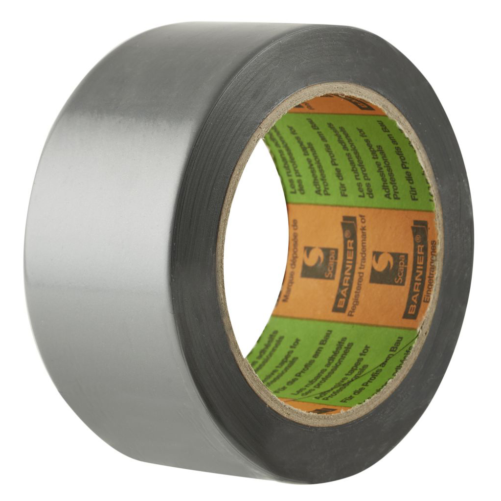 BARNIER Adeckband 50mm SILBER 33 lfm/Rl.