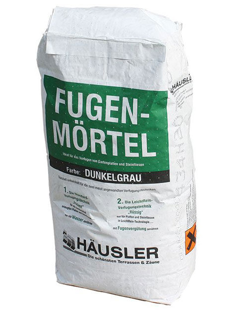 Häusler Fugenmörtel Dunkel-Grau 25kg