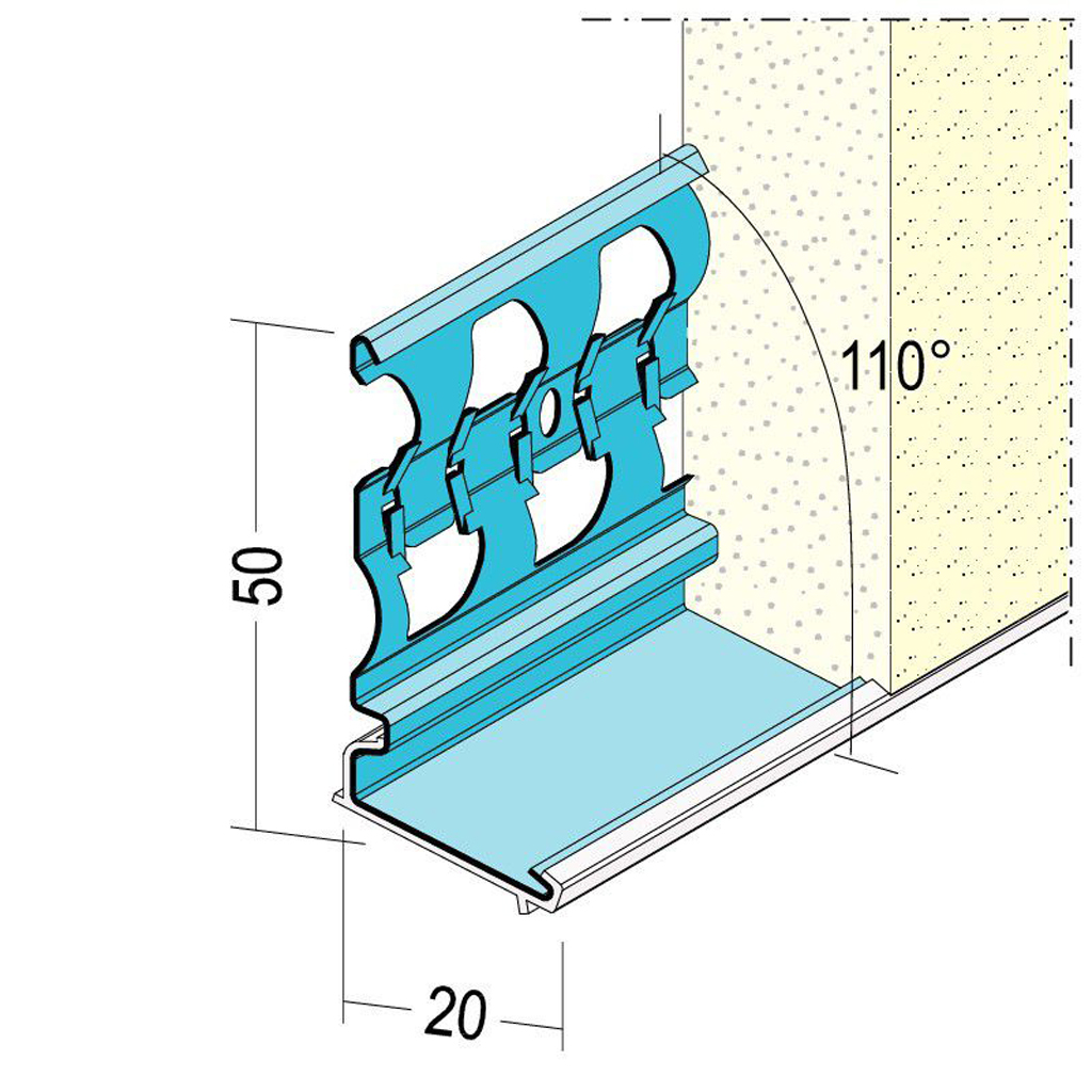 Sockelprofil 1229 2,50m