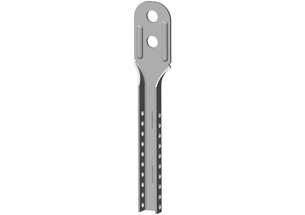 Kimmel Nonius Oberteil Nr.130 Nutzlänge 235mm durchgelocht