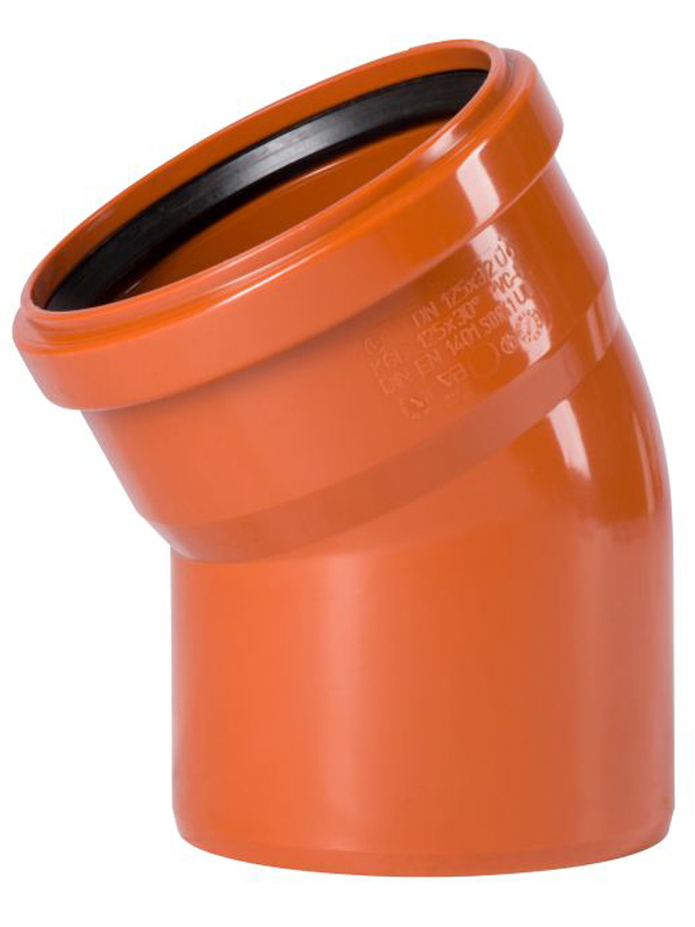 HAUSKANAL BOGEN DN 125 30 GR