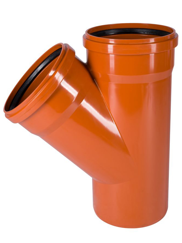 HAUSKANAL ABZWEIG. DN 200/200 45 GR