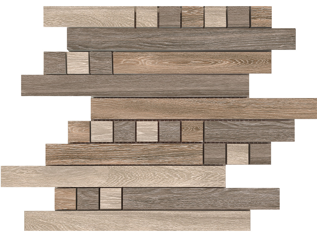 CDM Mosaico 30x30 Wood Time beige 1 Netz = 10 Reihen