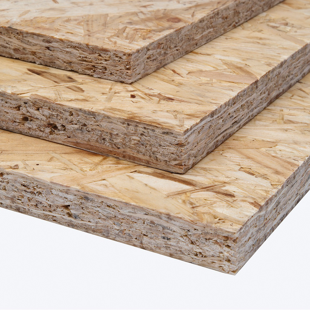 OSB 3 Ecoboard Standardplatte stumpf, ungeschliffen