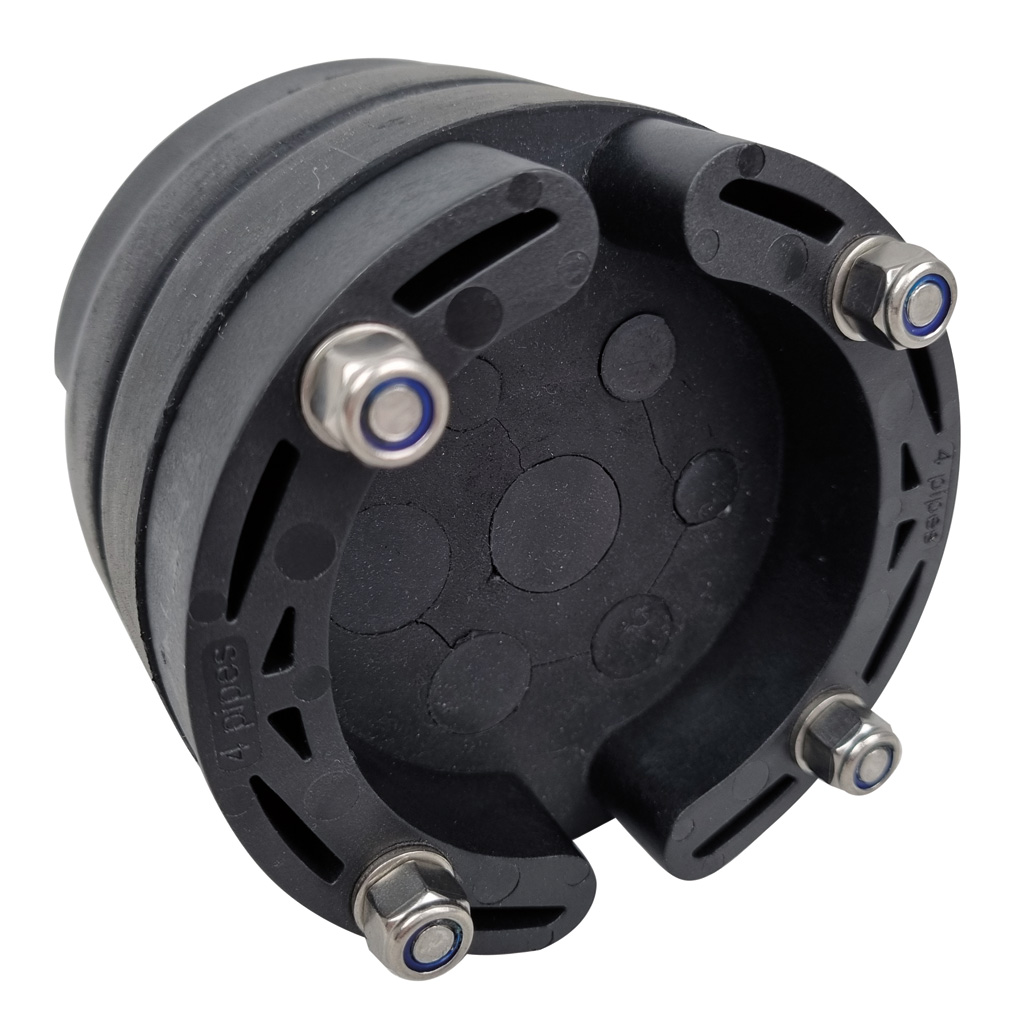 PRESSIO 4CABLES FIX. KB100mm BLACK LINE 8,2x10,12,14,16,18mm