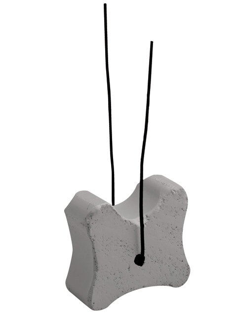 Nevoga Faserbeton Knochen mit Draht