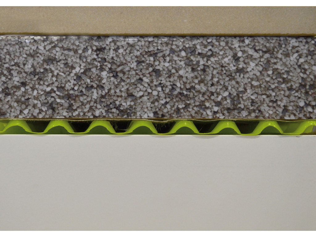 DRAINTEC-8 Drainagematte 1X15m rot mit Geotextilfaser