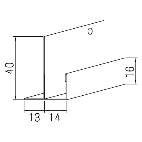 OWAconstruct® | Sichtseite weiß | F-Profil Nr. 8030/13