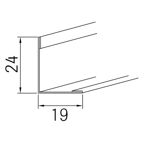 OWAconstruct® | Sichtseite weiß | Wandprofil Nr. 50G