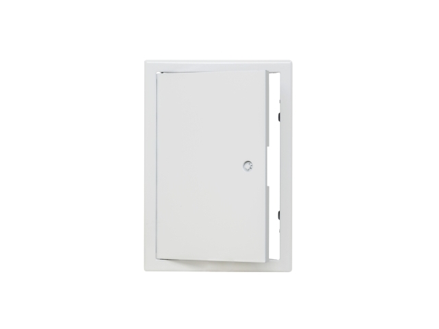 Revisionstür Softline verzinkt, weiß beschichtet