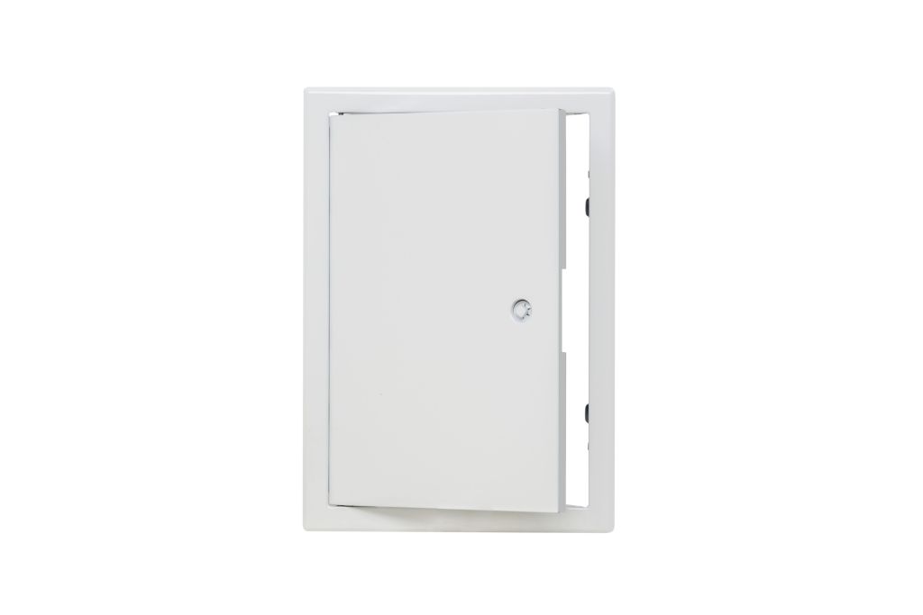 Revisionstür Softline verzinkt, weiß beschichtet