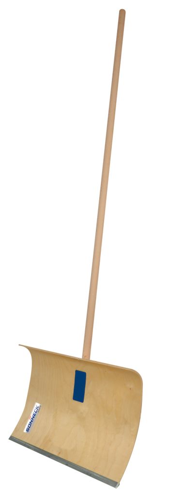 Schneeschieber Sperrholz 500x350mm m. St. unmont.