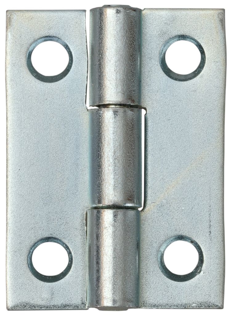 Gerolltes schmales Scharnier 41 x 80 x 1,4, verzinkt