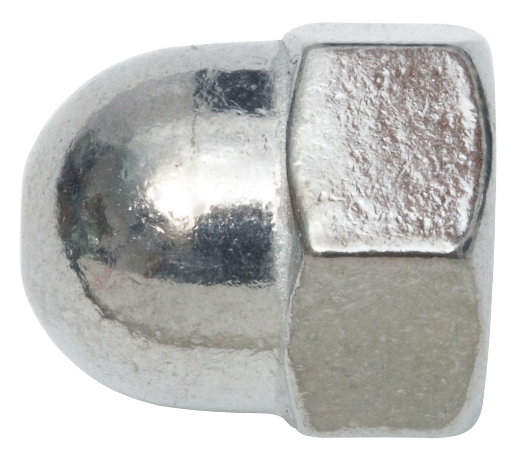 Hutmutter hohe Form, Edelstahl A2, DIN 1587