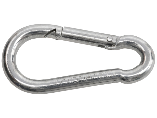 Feuerwehrkarabinerhaken, galvanisch verzinkt, DIN 5299-C