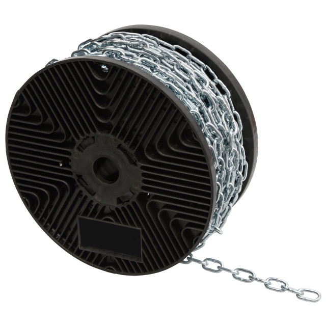 Rundstahlkette halblanggliedrig A 30, 3 mm, galvanisch verzinkt
