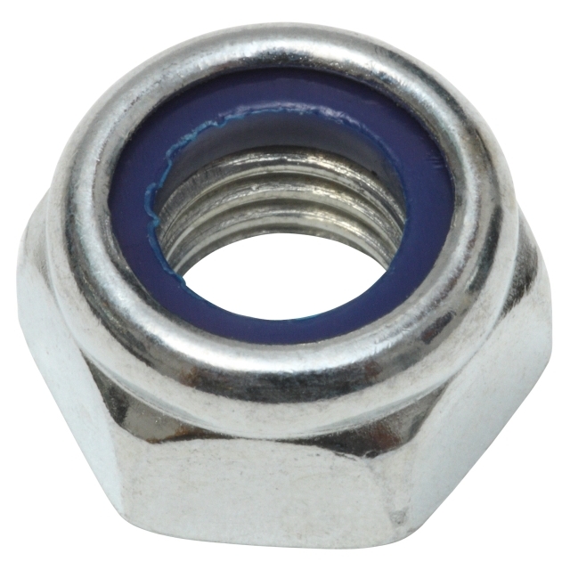 Stoppmutter, verzinkt, DIN 985