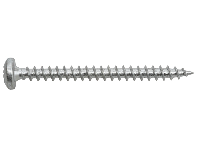 Spanplattenschraube Pan Head, Vollgewinde, verzinkt