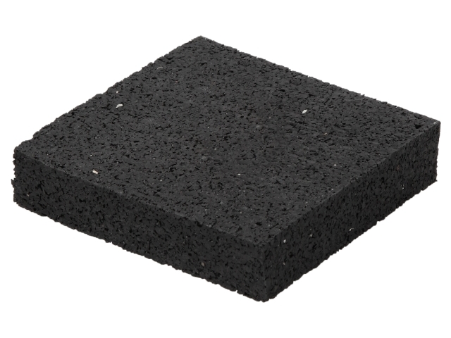 Uni-Matte für Unterkonstruktion 90 x 90 x 20, Gummigranulat gebunden mit PUR
