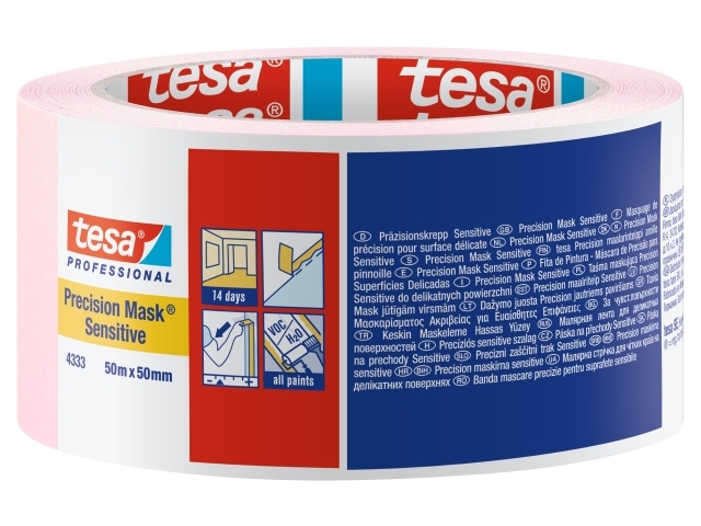 tesa Präzisionskrepp Sensitiv 4333, 50m x 50mm