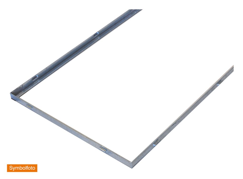 Rahmen für Normrost, 300x300x25 sendzimierverzinkt