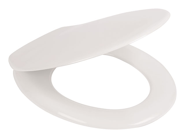 WC SItz Siena weiß m. Edelstahlschanier