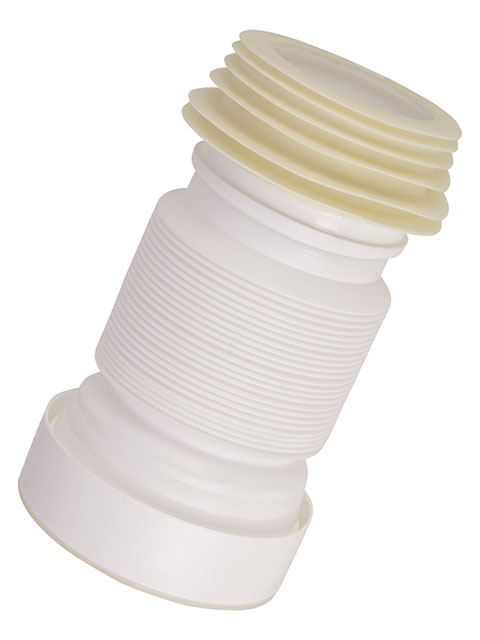 WC-Anschlussrohr flexibel 550mm weiß