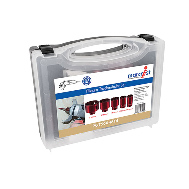 PG750X-M14 Fliesen-Trockenbohrerset für Winkelschleifer