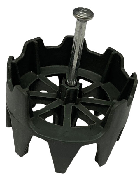 Vitzthum Schalungsanschlag PVC rund mit Nagel