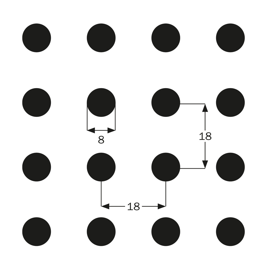 ASP 8/18R  1188x1998x12,5 mm AVS