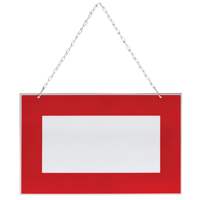 Haberkorn Langguttafel Alu, RS, mit Kette 400x250mm