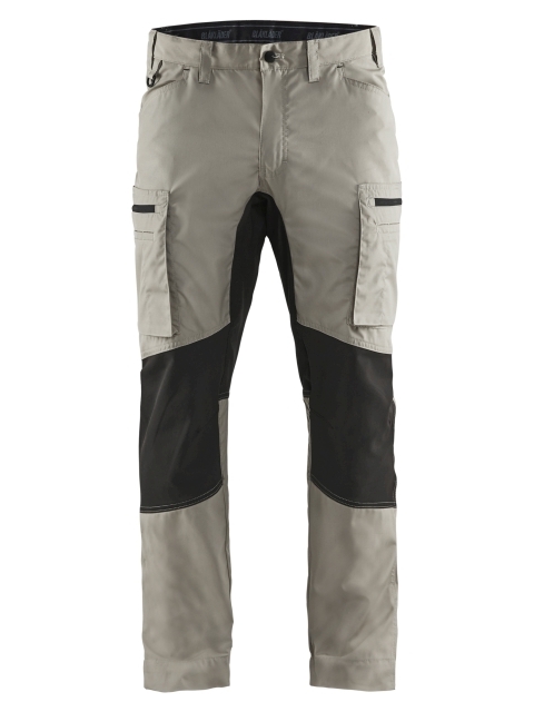 Service Arbeitshose Stretch Steingrau/Schwarz
