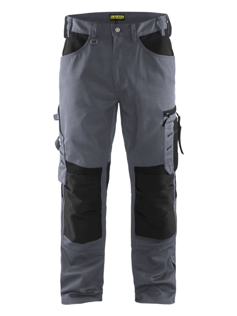 Handwerker Arbeitshose ohne Nageltaschen Grau/Schwarz