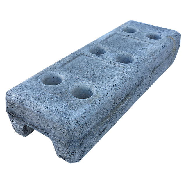 Mobilzaun Betonsockel BS32 armiert