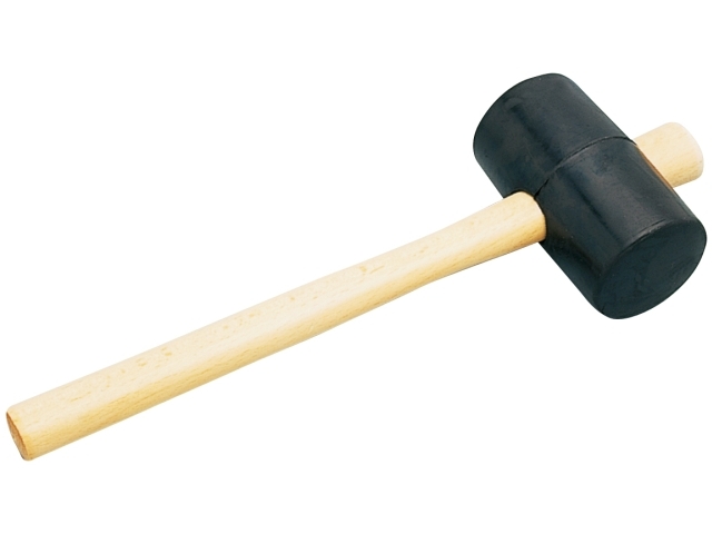 Gummihammer mit Hartholzstiel