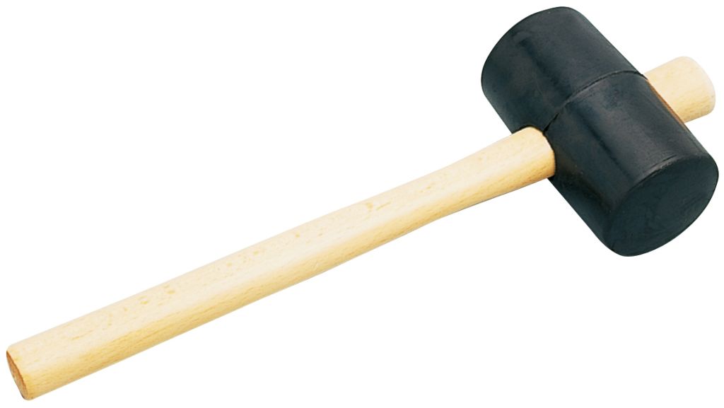 Gummihammer mit Hartholzstiel