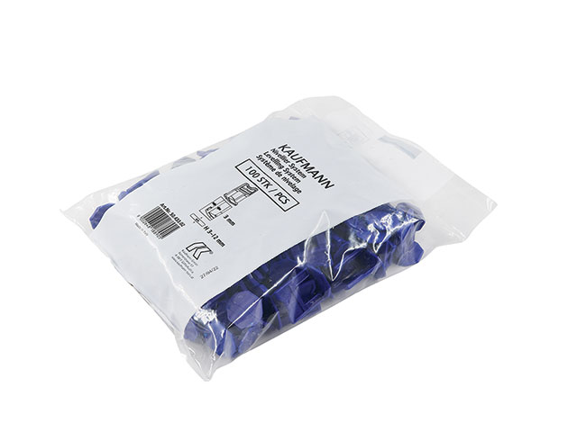 Laschen blau für Nivelliersystem 3 mm 100Stk/SB