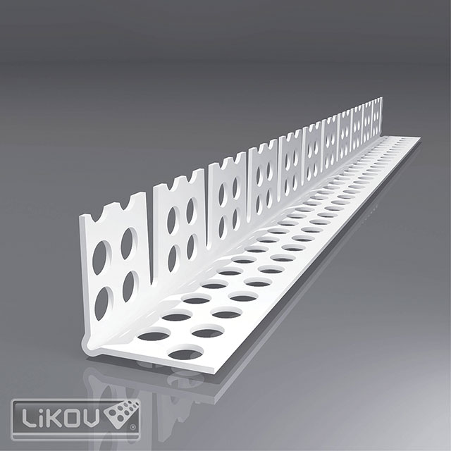 Kantenprofil PVC-EKO-Gewölbewinkel 3,0m