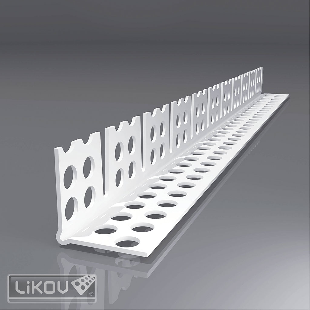 Kantenprofil PVC-EKO-Gewölbewinkel 3,0m